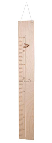 Rayher Messlatte aus Holz, FSC Mix Credit, natur, von 60 – 140cm, 2 Teile zum Zusammenkleben, zum Bemalen und Dekorieren, 62985505