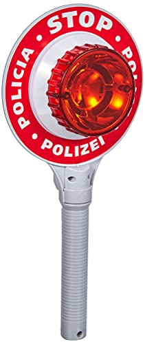 Theo Klein 8858 Polizeikelle I Batteriebetriebene Kelle mit coolem Blinklicht I Maße: 16 cm x 3,5 cm x 29 cm I Spielzeug für Kinder ab 3 Jahren