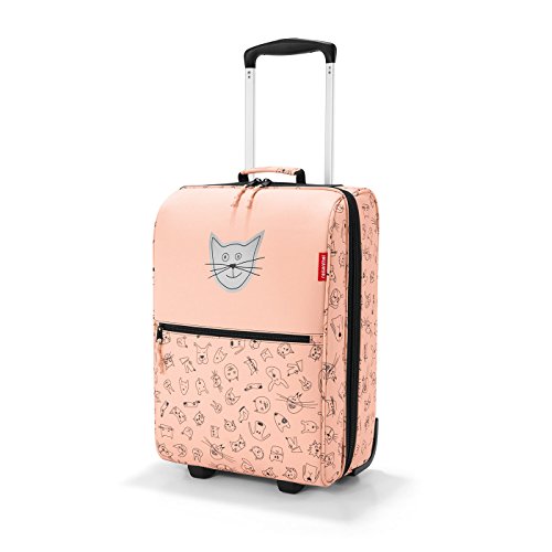 reisenthel Trolley XS Kids Cats and Dogs rosa - Kindergepäck mit Softshell 19L - 29x43x18 cm