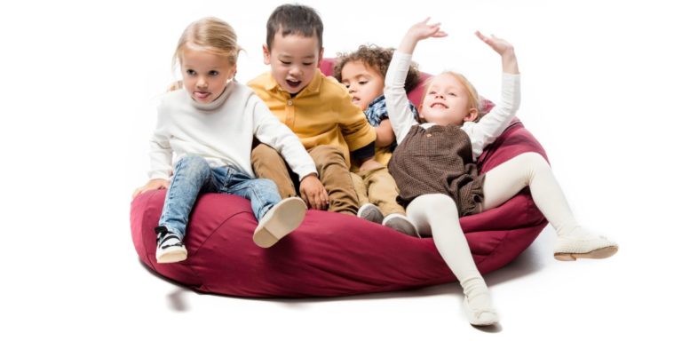 Der Sitzsack Kinder lieben ihn zum toben und relaxen