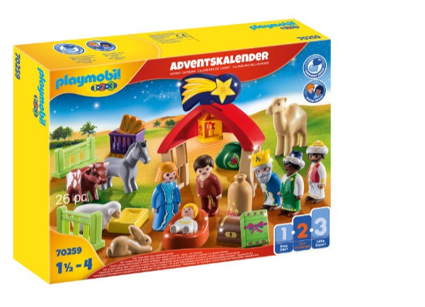 PLAYMOBIL_70259_PLAYMOBIL 1.2.3 Adventskalender_Weihnachtskrippe-01