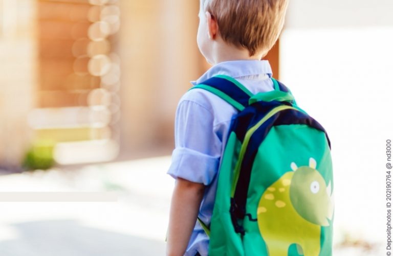 Kindergartenrucksack mit Dinomotiv